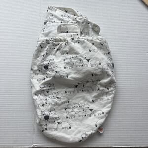 ⚜ Ergobaby Baby Swaddler Sheep Pattern 0-3 mos Premium Cotton Unisex